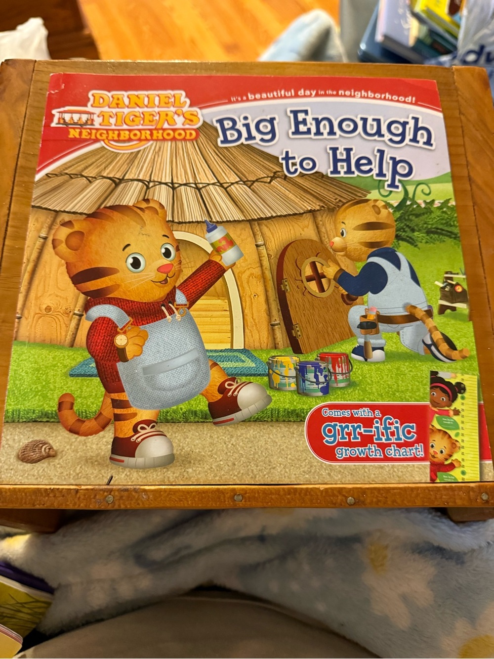 Daniel Tiger’s Neighborhood Big Enough to Help Children’s Book with Growth Chart
